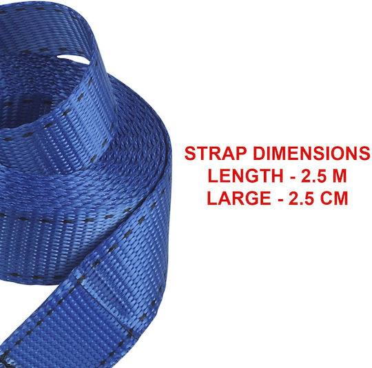 Masterlock Curea de Fixare Lashing Straps 3010 25mm-2 50m Set 2 Bucăți Mix de Culori Mrl-3110eurdatcol