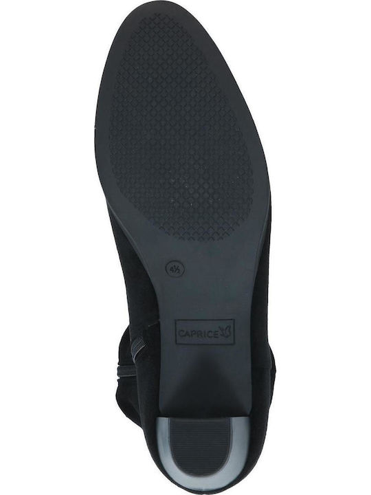 Suede Stiefeletten Damen Schwarz