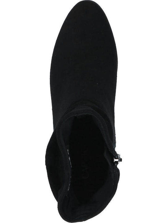 Suede Stiefeletten Damen Schwarz