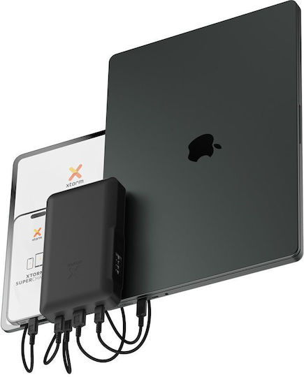 Xtorm NextGen Baterie externă 45000mAh 70W cu Port USB-A și 2 Porturi USB-C Midnight Black