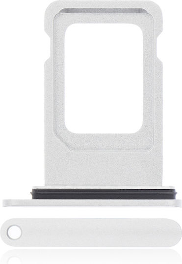 White SIM Card Tray for iPhone XR