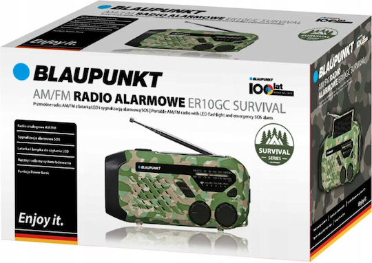 Blaupunkt ER10GC Handheld Radio Solar mit USB Grüne