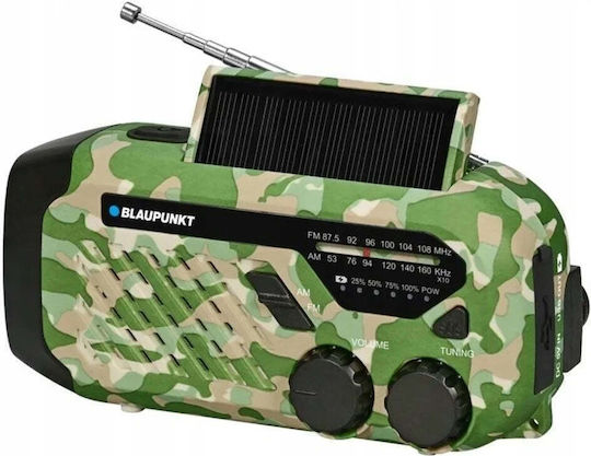 Blaupunkt ER10GC Handheld Radio Solar mit USB Grüne