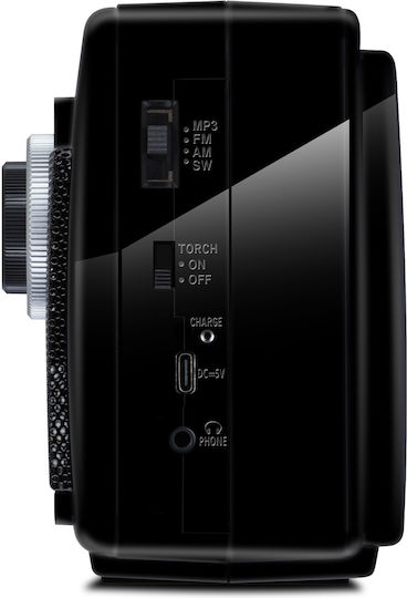 Sven SRP-155 Handheld Radio Wiederaufladbar mit Bluetooth und USB Schwarz