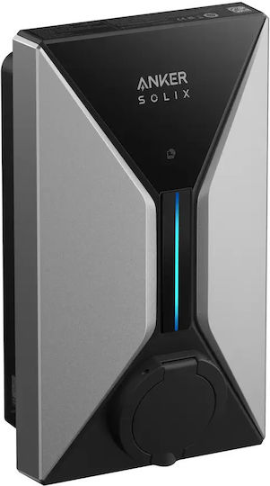 Anker Solix V1 Wandmontierter Dreiphasiger Ladegerät 22kW mit Integriertem Kabel Type 2
