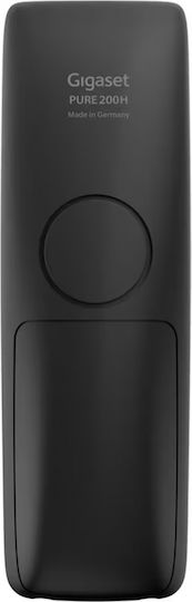 Gigaset Pure 200 Cordless Phone with Greek Menu Black