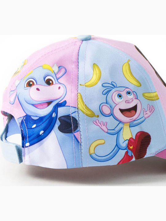 Cerda Kinderhut Stoff Dora Mehrfarbig