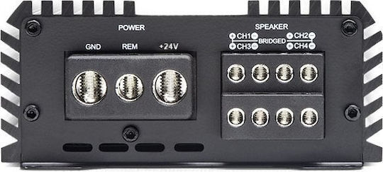 Dd Audio Ss4.1300-24v 4-channel Class D Amplifier 24v 180w Rms X 4 1300w Total