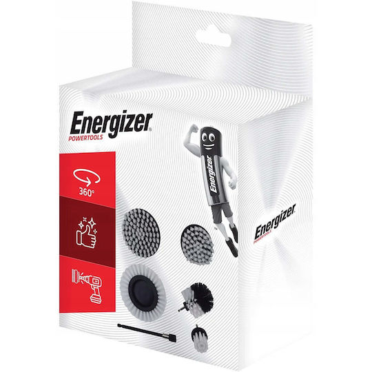 Energizer 3brk01 Комплект Въртящи Се Четки 6 Броя За Бормашина Идеални За Премахване На Мръсотия Ръжда Слуз