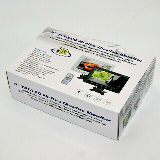 Rolinger 9″ HD TFT LED Hochauflösende Auto-Monitor auf dem Dashboard RLG-05871 RL15790