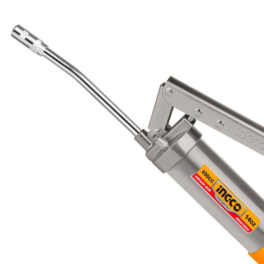 Ingco Fettpresse Hand 0.4Es mit Flexible Rohre
