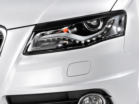Motordrome Car Headlight Eyelashes for Audi A4 B8 2008-2016