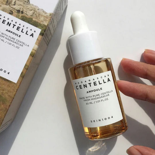 Skin1004 Madagascar Centella Ampoule Face Serum with Centella Asiatica & Hyaluronic Acid for Brightening 30ml