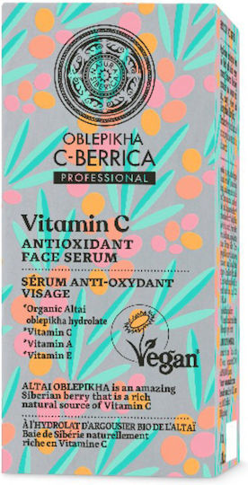 Oblepikha C-berrica Professional Moisturizing & Anti-aging Serum Face with Vitamin C & Niacinamide for Detoxification & Radiance 30ml