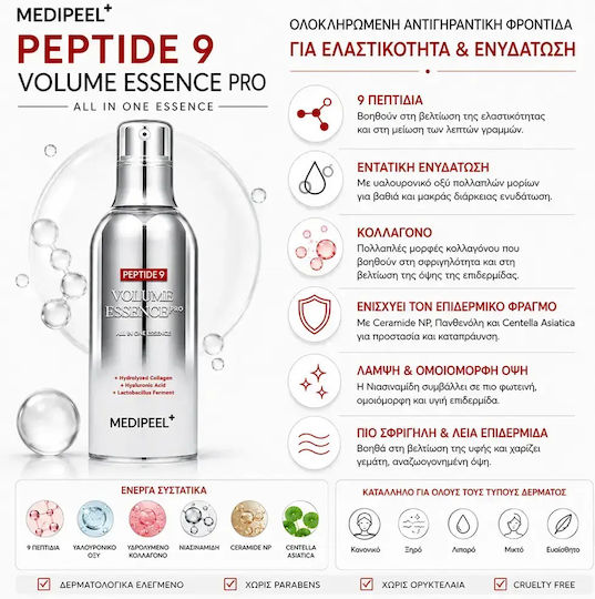 Peptide 9 Volume Anti-aging Essence Face with Niacinamide & Peptides 100ml