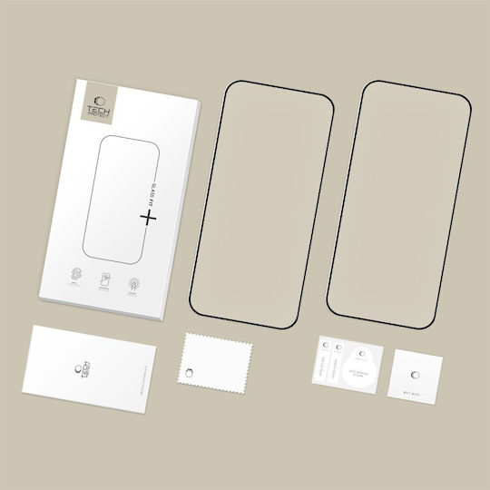 Tech-protect Glass Fit+ 2 buc Xiaomi 17t Pro Negru