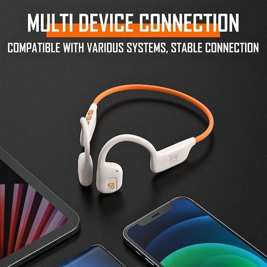 T37 Open Ear Bluetooth Handsfree Earphones White