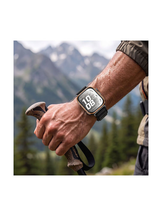 Tech-Protect Nylon Pro Текстилна Кайшка Черна (Huawei Watch Fit 3 / 4 / 4 Pro / 5 / 5 Pro)