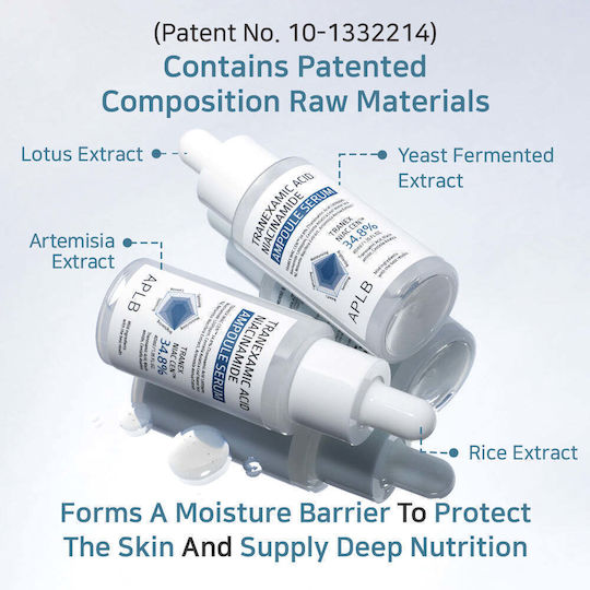 Tranexamic Acid Niacinamide Moisturizing Ampoule Face Serum with Niacinamide for Brightening 40ml