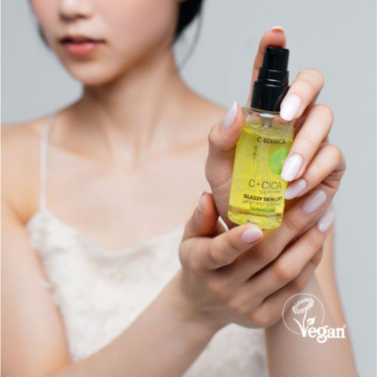 C+Cica C-Berrica Glassy Skin Lift Soothing & Moisturizing Essence Face with Vitamin C & Niacinamide for Detoxification & Radiance 50ml