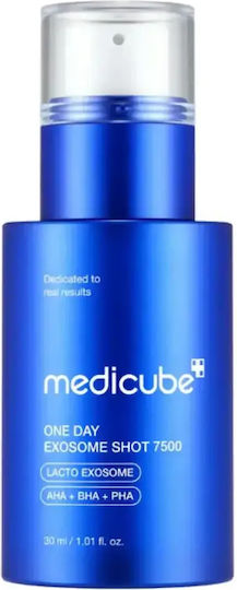 One Day Exosome Shot Ampoule Face Serum with AHA & Panthenol for Firming 30ml