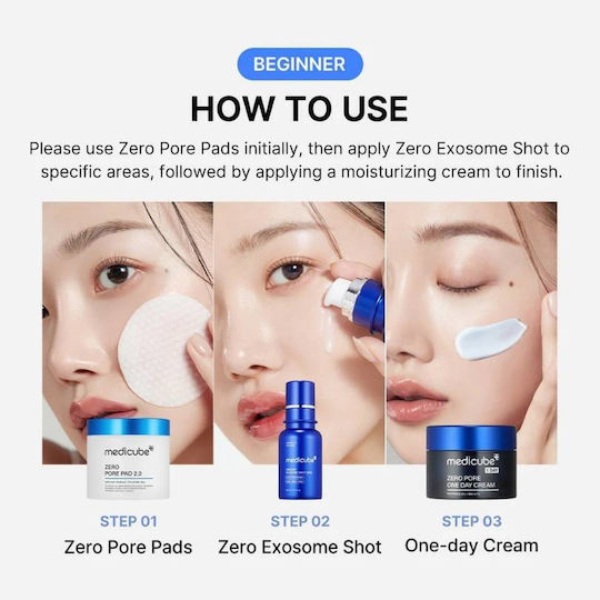 One Day Exosome Shot Ampoule Face Serum with AHA & Panthenol for Firming 30ml
