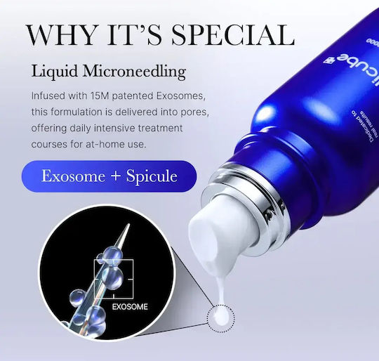 One Day Exosome Shot Ampoule Face Serum with AHA & Panthenol for Firming 30ml