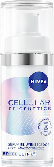 Nivea Cellular Epigenetics Ενυδατικό & Αντιγηραντικό Serum Προσώπου με Υαλουρονικό Οξύ για Λάμψη & Lifting 30ml
