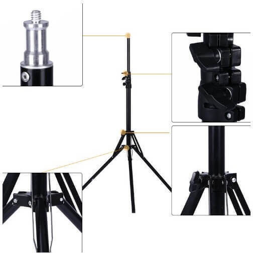 Andowl Selfie Stick Τρίποδο Κινητού Bluetooth Μαύρο
