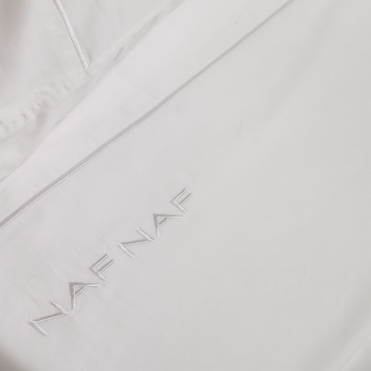 Bed Sheets Double Set Naf-naf Unique White 520801380952