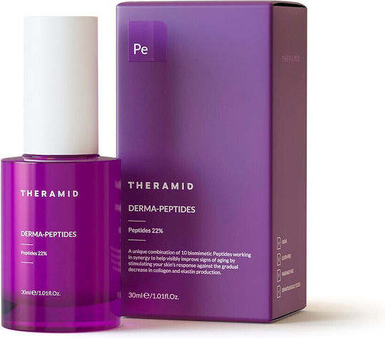 Theramid Derma Peptides Serum Anti-îmbătrânire pentru Față cu Peptide 30ml
