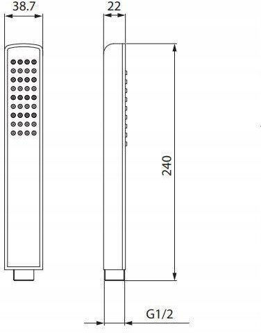 Cersanit Für Eingebaute Wasserhähne Silber 5901771078920