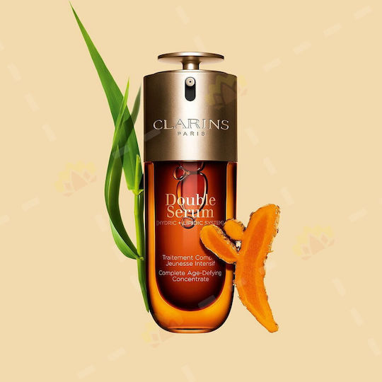 Clarins Double Serum Hidratant și Anti-îmbătrânire pentru Față 30ml