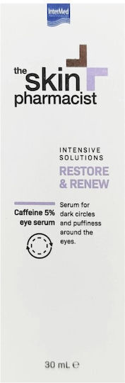 InterMed The Skin Pharmacist Ενυδατικό & Αντιγηραντικό Serum Ματιών με Υαλουρονικό Οξύ για Μαύρους Κύκλους & Σακούλες 30ml