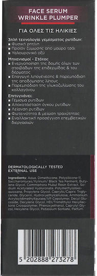 Wrinkle Plumper Moisturizing & Anti-aging Serum Face with Hyaluronic Acid & Collagen for Firming 30ml