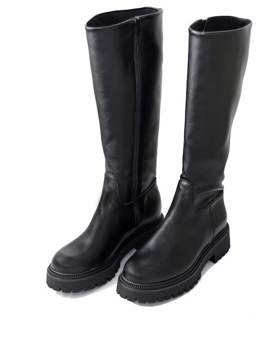 Damen Reitstiefel Schwarz