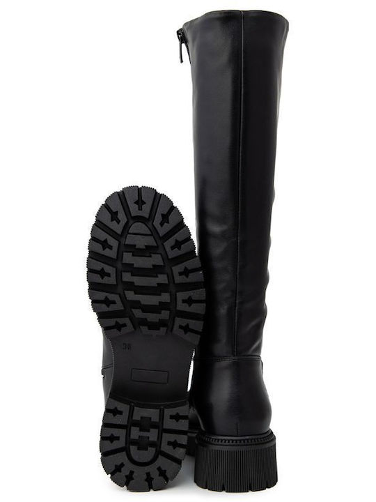 Damen Reitstiefel Schwarz