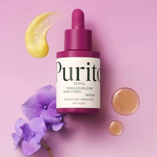 Bakuchiol Timeless Bloom Anti-aging Serum Face with Bakuchiol & Peptides 30ml