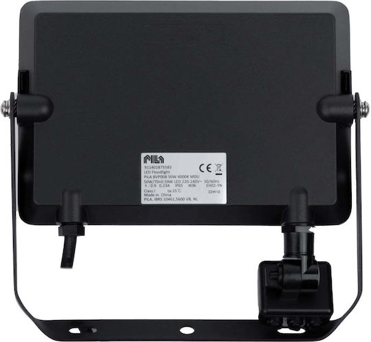 Philips Pila Wasserdichter LED Flutlichter 100W Natürliches Weiß 4000K mit Bewegungssensor IP65