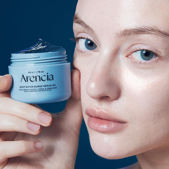 Arencia Deep Water Surge Serum 30 Soothing Face Serum with Peptides & Panthenol for Detoxifying & Brightening 50gr
