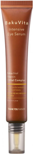 Thank You Farmer BakuVita Intensive Soothing & Anti-aging Ampoule Eye Serum with Retinol & Panthenol for Dark Circles & Brightening 30ml