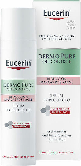 Dermopure Oil Control Triple Effect Anti-Aging Serum Gesicht mit Salicylsäure für Akne & Unreinheiten 40ml