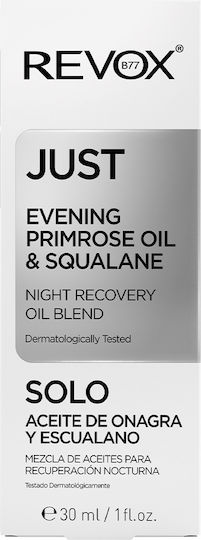 Revox Just Evening Primrose Oil & Squalane Αντιγηραντικό Serum Προσώπου 30ml