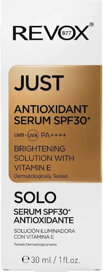 Revox Just Antioxidant Anti-Aging Face Serum SPF30 With Vitamin E 30ml