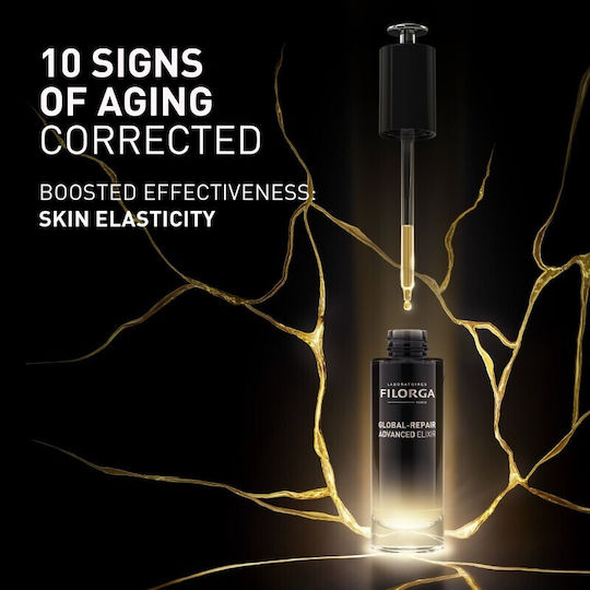 Global-Repair Advanced Elixir Αντιγηραντικό Essence Προσώπου για Λάμψη & Σύσφιξη 30ml