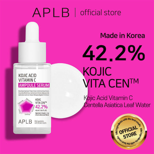 Kojic Acid Vitamin C Ampoule Face Serum with Vitamin C for Brightening & Revitalization 40ml