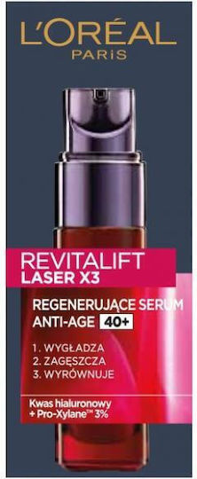 Revitalift Laser X3 Ser anti-îmbătrânire pentru față cu acid hialuronic pentru tonifiere 30ml
