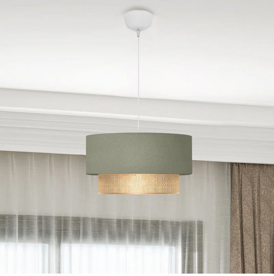 Megapap Lucifer Pendant Light Green with Socket E27 30x15x70cm