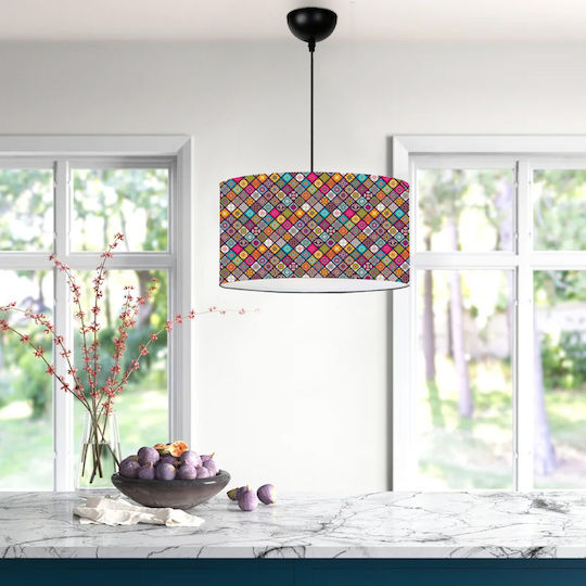 Megapap Alamea Висяща многоцветна лампа с фасунга E27 38x70x70 см