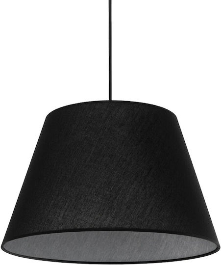 GloboStar Triangle Hängelampe Schwarz mit Fassung E27 37x37x70cm.